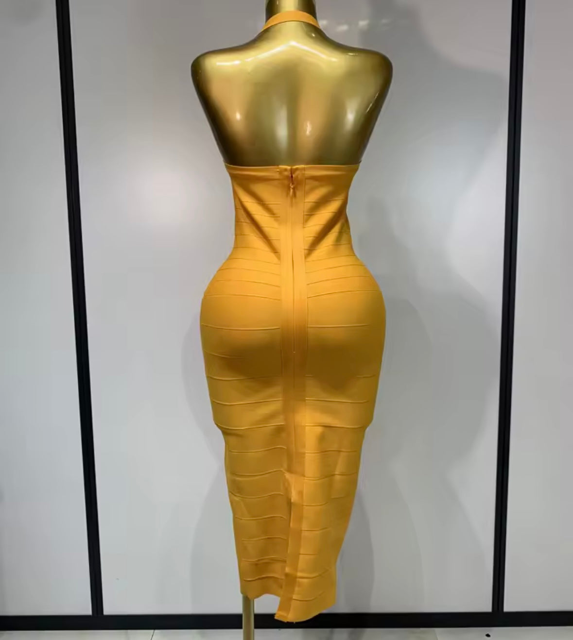 Sexy Halter Sleeveless Bandage Dress