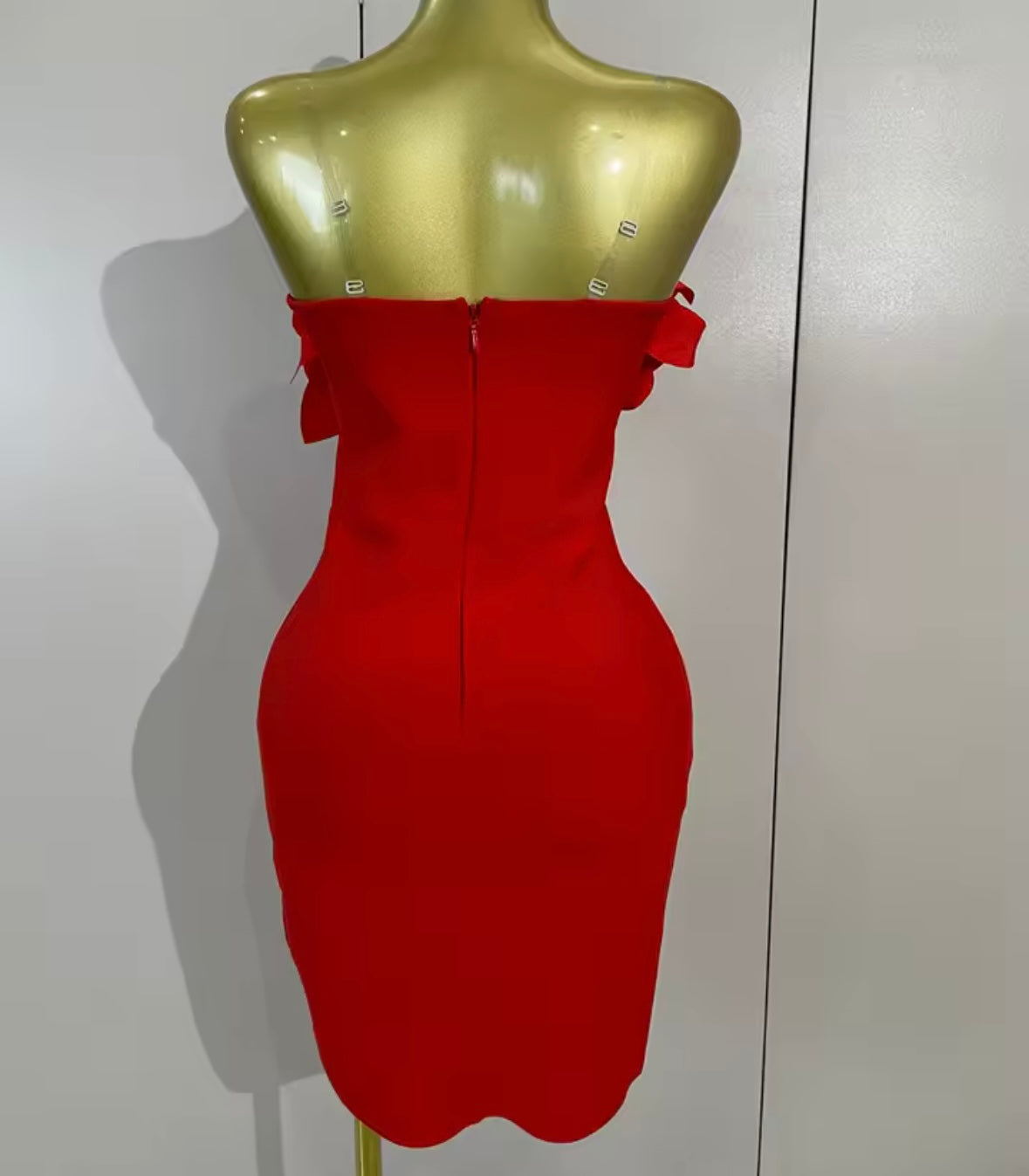 Sexy Floral Strapless Bandage Dress
