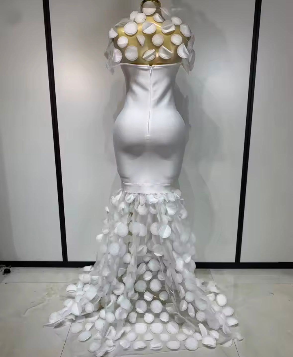 Elegant Sexy Sleeveless Floral Patchwork Floor-Length Dress