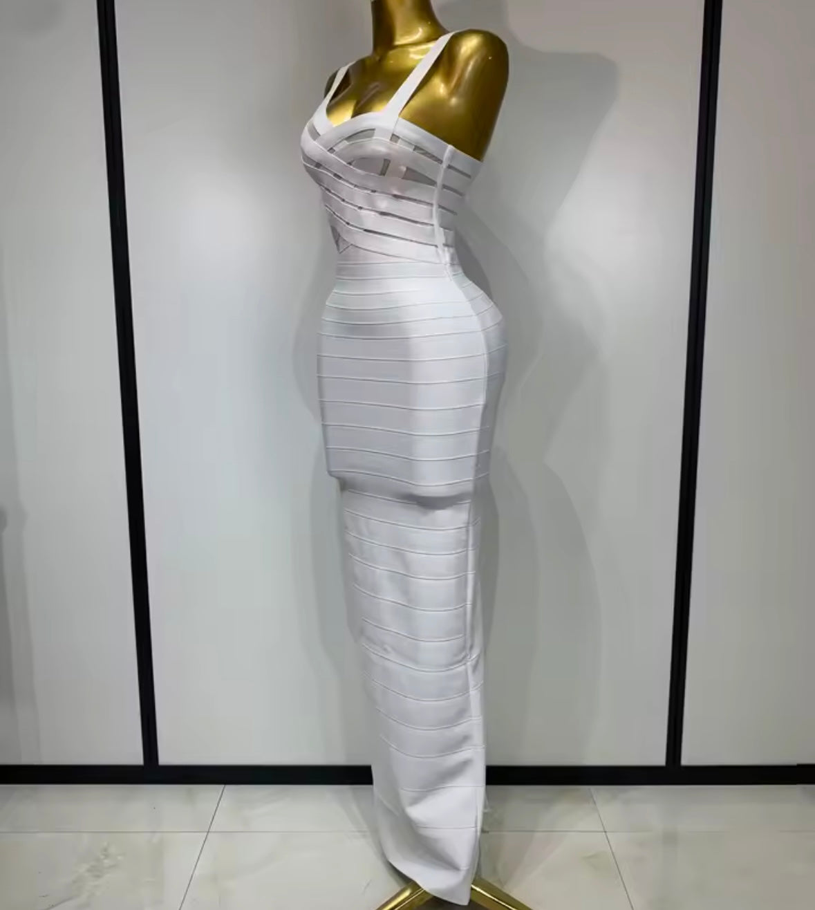 Sexy Sleeveless Bandage Maxi Dress