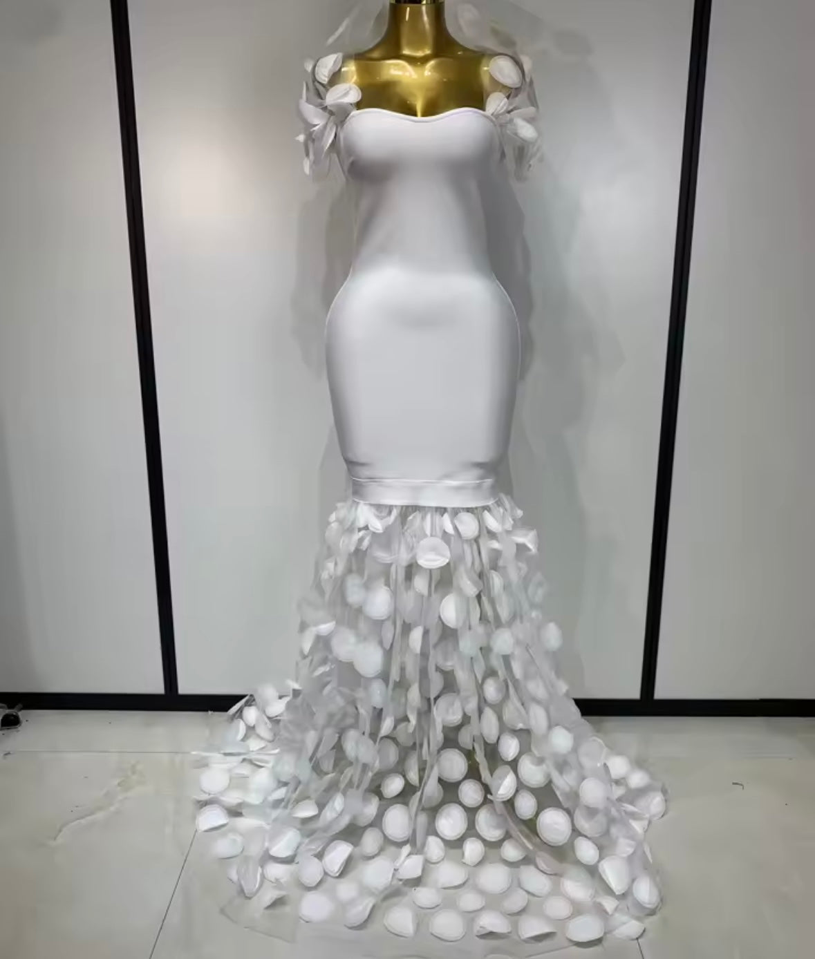 Elegant Sexy Sleeveless Floral Patchwork Floor-Length Dress