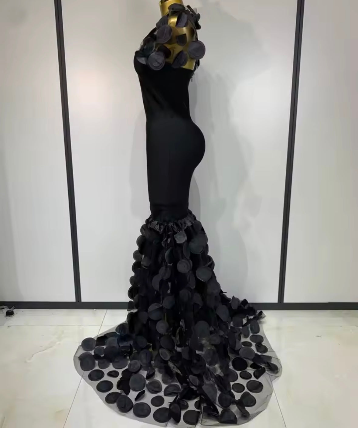 Elegant Sexy Sleeveless Floral Patchwork Floor-Length Dress