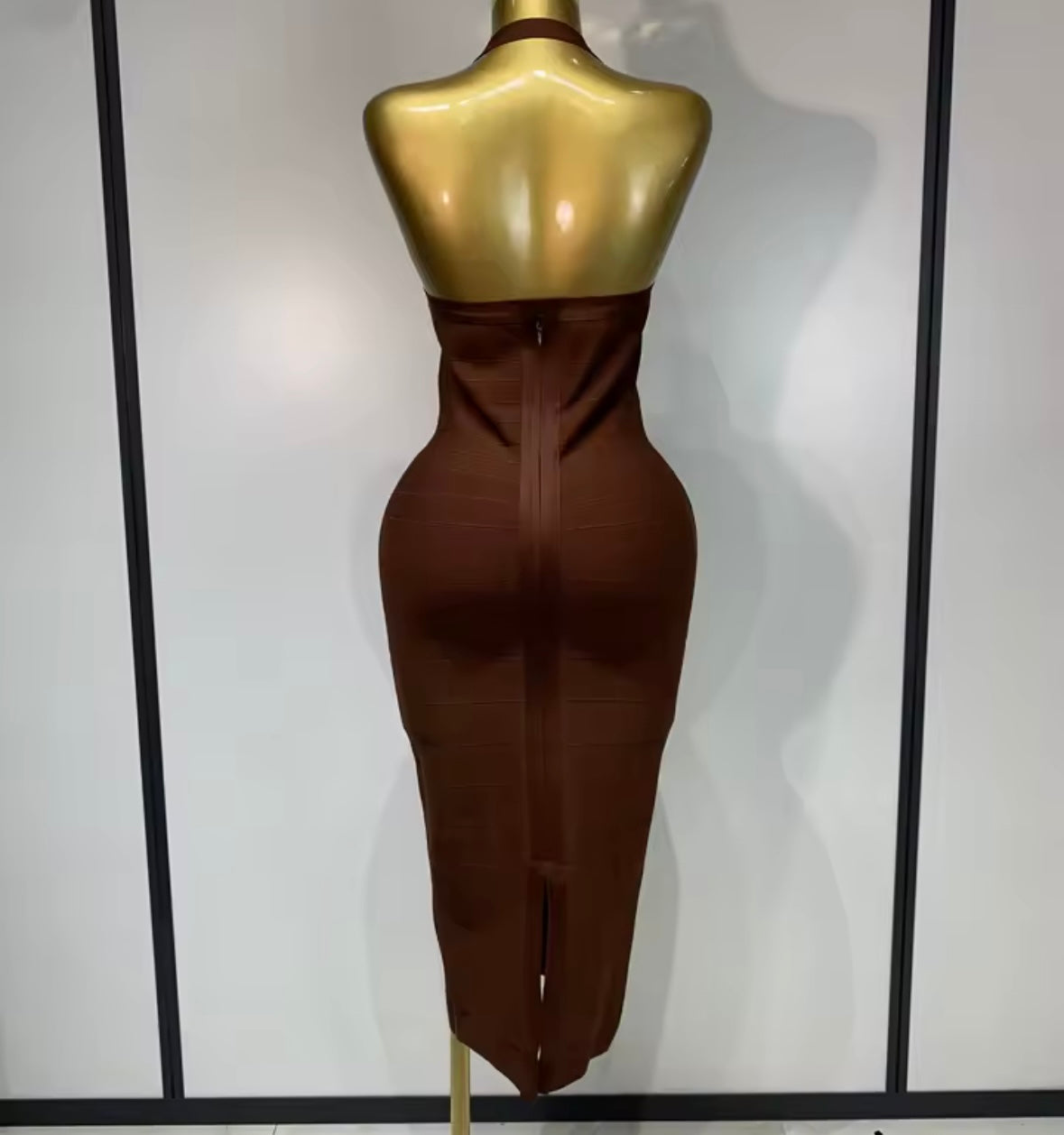 Sexy Halter Sleeveless Bandage Dress