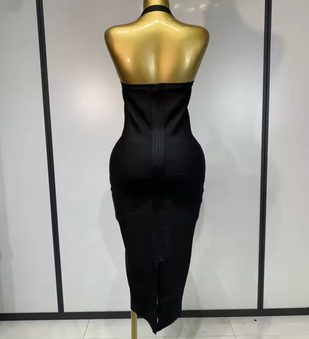 Sexy Halter Sleeveless Bandage Dress