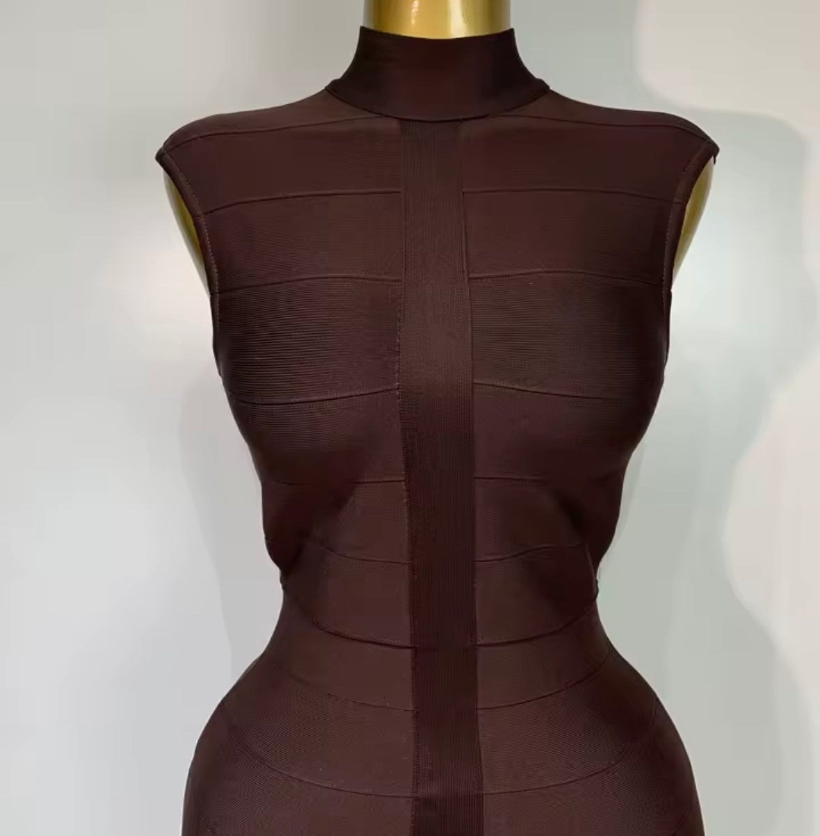 Elegant Sleeveless Bandage Maxi Dress