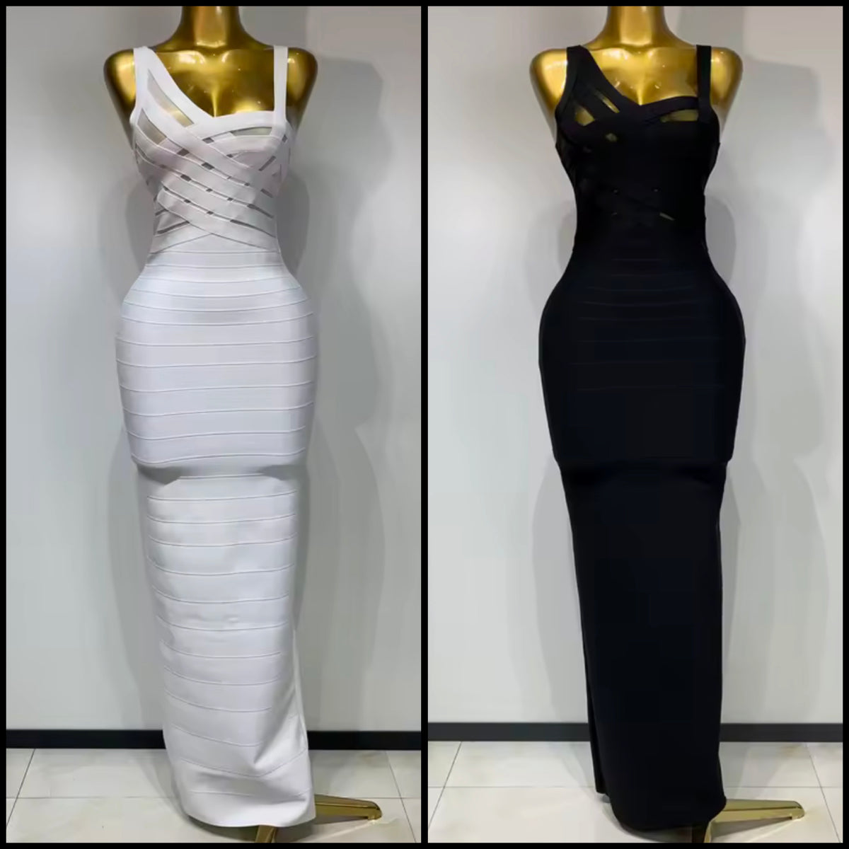 Sexy Sleeveless Bandage Maxi Dress