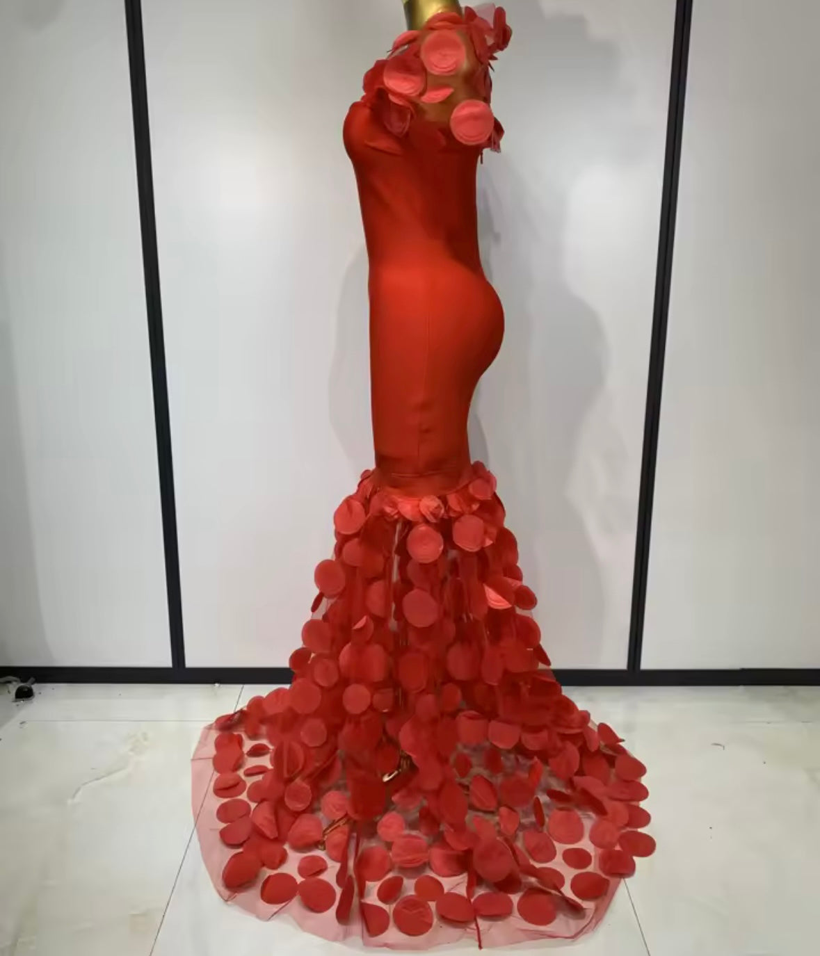 Elegant Sexy Sleeveless Floral Patchwork Floor-Length Dress