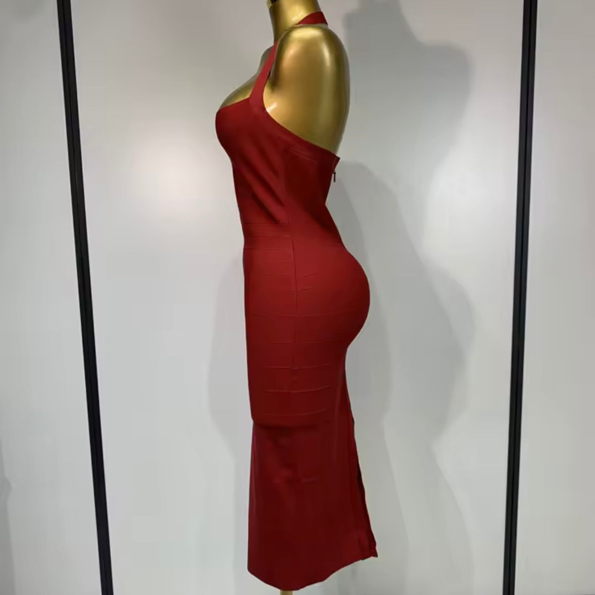 Sexy Halter Sleeveless Bandage Dress
