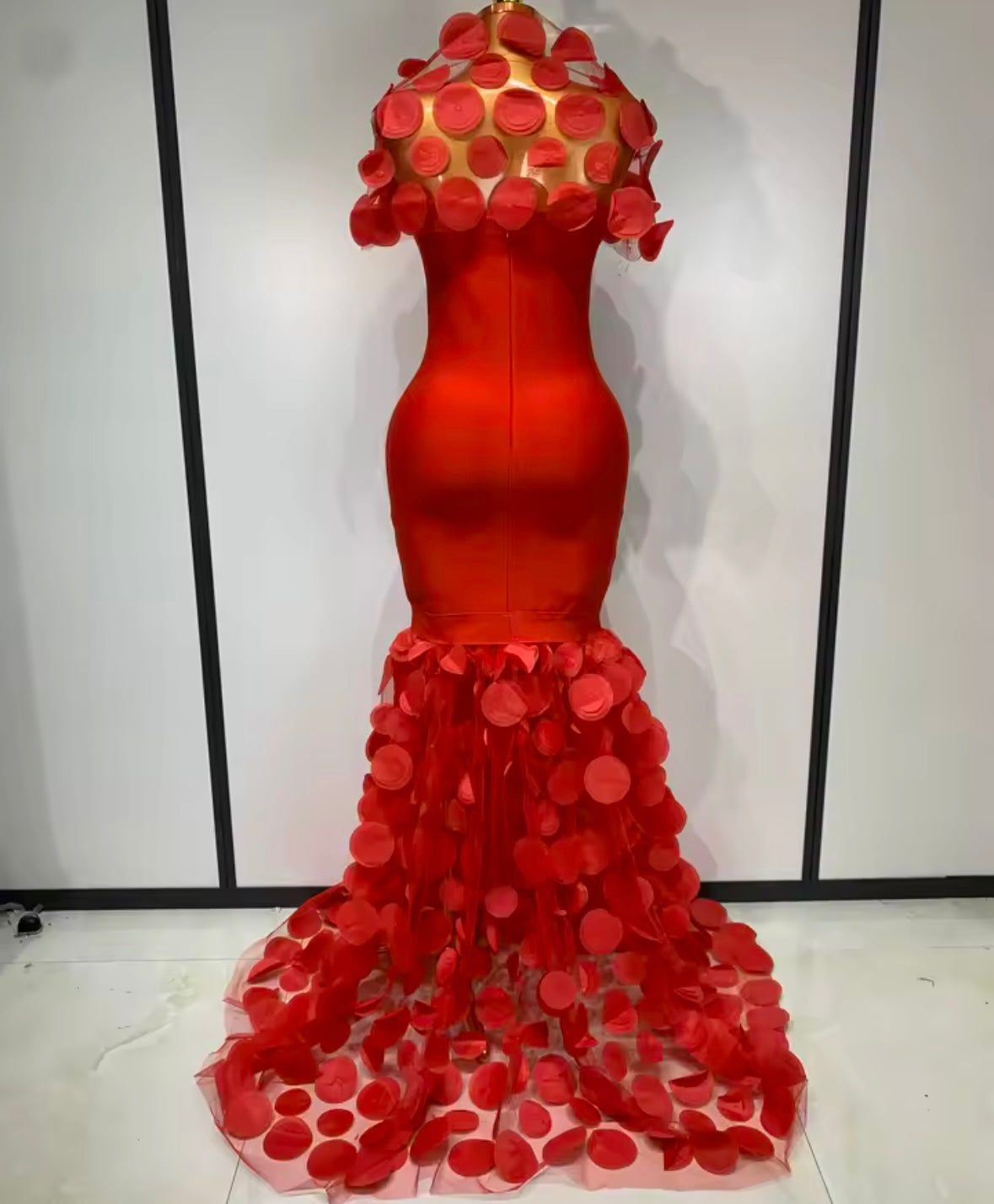 Elegant Sexy Sleeveless Floral Patchwork Floor-Length Dress