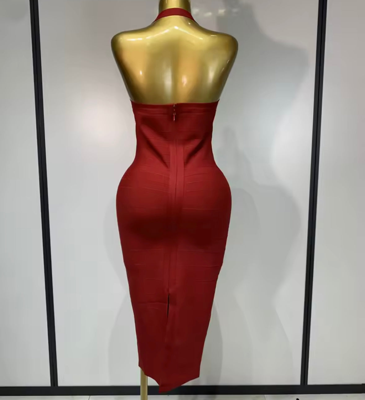 Sexy Halter Sleeveless Bandage Dress