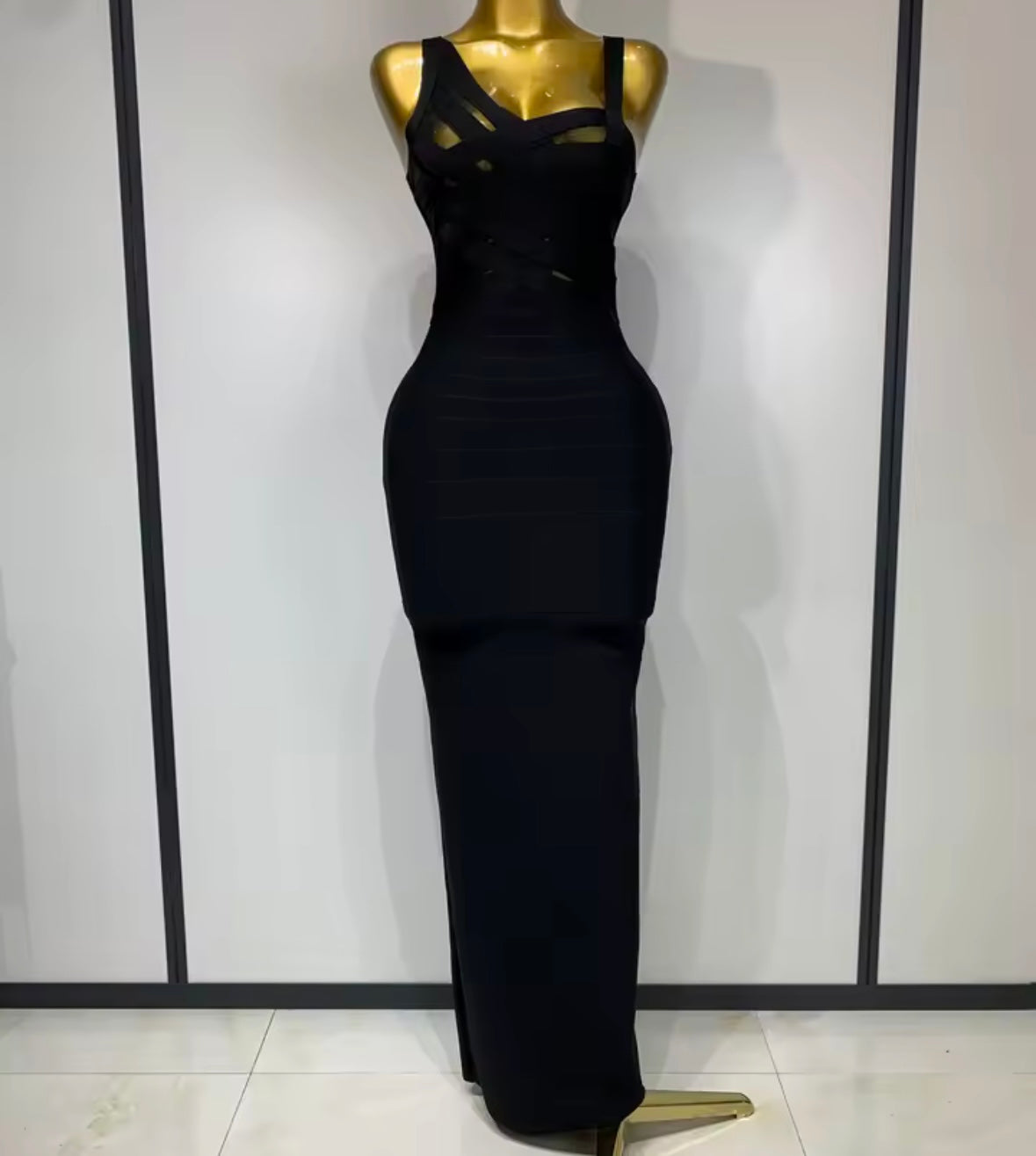 Sexy Sleeveless Bandage Maxi Dress